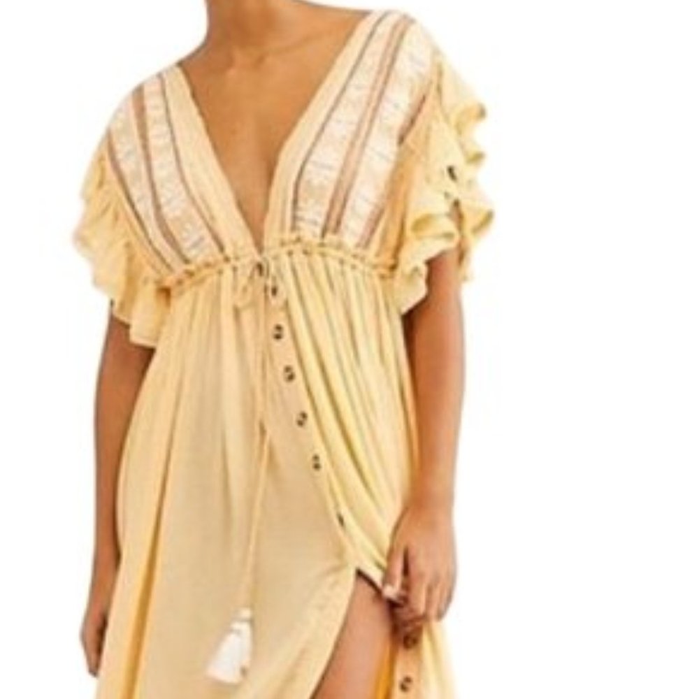 Free People Sz Small Bali Will Wait For You Dress